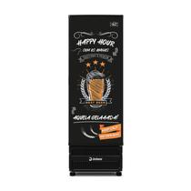 Cervejeira Imbera 569 Litros Porta Cega Preta Happy Hour CCV355 220v