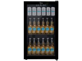 Cervejeira Midea 96L Flex 3 em 1 Vidro Triplo Painel Touch 127V Preto - BCA10P1 Cervejeira Midea 96L Flex 3 em 1 Vidro Triplo Painel Touch 127V Preto - BCA10P1