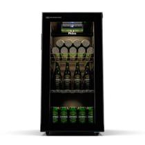 Cervejeira Philco PCV09A 96L 3 em 1 com Porta de Vidro Triplo Preta 110V