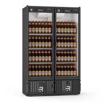 Cervejeira Refrimate 1300 Litros 2 Portas Vidro Preto e Branco 220V VCCE1300 PV