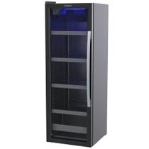 Cervejeira Venax Blue Light 200 Litros Porta Invertida Preto Fosco 127V 19921