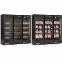Cervejeira Vertical 3 Portas 1468L GCBC1450CB All Black Gelopar 220V Cervejeira Vertical 3 Portas 1468L GCBC1450CB All Black Gelopar 220V