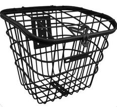 Cesta 26 oval grande aco preta c/sup.c/haste