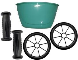 Cesta Aro 12 Punho E Rodinha Avulsa Para Bicicleta Nathor Cestinha