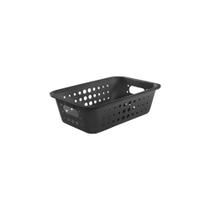 Cesta Baixa Organizadora Preto 3,3L Ou