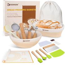 Cesta Banneton SORON - Conjunto para Fermentação de Pão