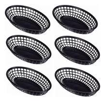 Cesta Bar Pastelaria Cestinha Lanche Fritas Porção Com 6 U Cesta Bar Pastelaria Cestinha Lanche Fritas Porção Com 6 U