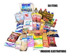 Cesta Básica Alimento Grande Completa Total 50 Itens Atacado