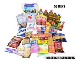 Cesta Básica Completa 50 Itens C/ Produtos Limpeza Econômi Cesta Básica Completa 50 Itens C/ Produtos Limpeza Econômi
