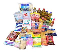 Cesta Básica Completa 50 Itens Com Produto De Limpeza