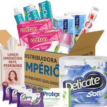 Cesta Básica Completa Higiene Íntima feminina 16 Itens Cesta Básica Completa Higiene Íntima feminina 16 Itens