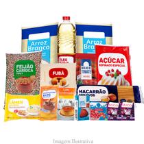 Cesta Básica de Alimentos Completa - Sobremesa - 15 Itens