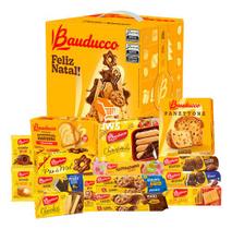Cesta Bauducco Feliz Natal Com 15 Itens Panettone Presente