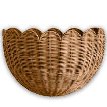 Cesta BEBE BASK LOLA de vime ondulado 41 x 25 x 18 cm