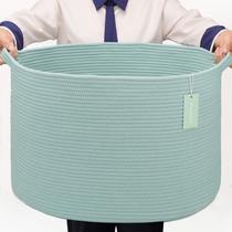 Cesta BOSROTY de Algodão - Extra Grande (87L) - Verde Claro Cesta BOSROTY de Algodão - Extra Grande (87L) - Verde Claro