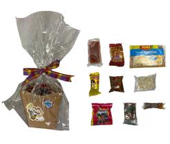 Cesta Cachepot Doces Festa Junina Para 1 Pessoa Com 17 Itens Cesta Cachepot Doces Festa Junina Para 1 Pessoa Com 17 Itens