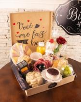 Cesta café da manhã Café na caixa