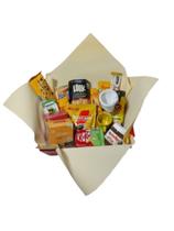 Cesta Café da Manhã Romântica Mini Coador + Caneca, Chá, Café, Biscoito