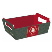 Cesta Cartao Noel Vitoriano - Tamanho M 22x15x9 Cromus Natal