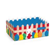 Cesta Cerquinha de Papel Cartão - Coelhinho Sai da Toca - 1 unidade - Cromus - Rizzo Cesta Cerquinha de Papel Cartão - Coelhinho Sai da Toca - 1 unidade - Cromus - Rizzo