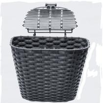 Cesta Cestinha Bicicleta Reforçada Retrô Vintage Marrom Cesta Cestinha Bicicleta Reforçada Retrô Vintage Marrom