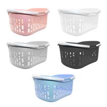 Cesta Cestinha de Plástico com Alça Multiuso Organizadora 1 Unidade