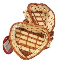 Cesta Cesto Formato Coração 13x12cm