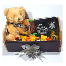 Cesta Chocolates Caneca Pelúcia Bombons Corinthians Presente