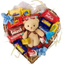 Cesta Chocolates Presente Lembrança Café Da Manhã Surpresa Cesta Chocolates Presente Lembrança Café Da Manhã Surpresa