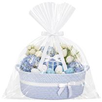 Cesta Colingmill 35,5 x 25,5 x 14 cm Azul e Branco Cesta Colingmill 35,5 x 25,5 x 14 cm Azul e Branco