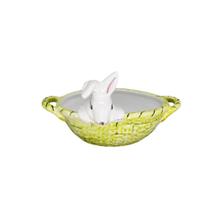 Cesta com Coelho Peter Verde - Luiz Salvador Cesta com Coelho Peter Verde - Luiz Salvador