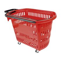 Cesta com rodinhas Vermelha