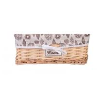 Cesta com Tecido Retangular 37 X 26 X 15CM Outono Mundiart DC0007G