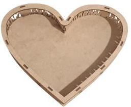 Cesta Coração Pequena 20cm - Presente Romântico Cesta Coração Pequena 20cm - Presente Romântico