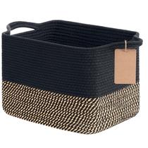Cesta de almacenamiento Goodpick de algodón tejido 33x25x23 cm