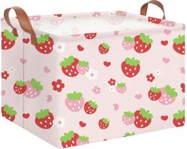 Cesta de Almacenamiento Plegable HKEC 38x26x25 cm Fresa Cesta de Almacenamiento Plegable HKEC 38x26x25 cm Fresa