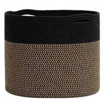 Cesta de Almacenamiento Tejida Goodpick 40x40x35 cm Negra