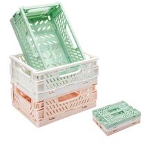 Cesta de armazenamento CANIPHA Large Plastic, pacote com 3 unidades (25x17x7 cm) Cesta de armazenamento CANIPHA Large Plastic, pacote com 3 unidades (25x17x7 cm)