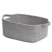 Cesta de armazenamento CHICVITA para presentes, toalhas, cinza para bebês 33x25x13cm Cesta de armazenamento CHICVITA para presentes, toalhas, cinza para bebês 33x25x13cm