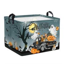 Cesta de armazenamento Clastyle Halloween Pumpkin Waterproof 36L
