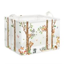 Cesta de armazenamento Clastyle Large Birch Tree Animal para crianças