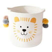 Cesta de armazenamento de brinquedos em Nough Cute Laundry Basket Lion Design