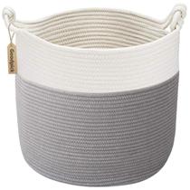 Cesta de Armazenamento de Brinquedos Goodpick Baby Laundry - Cinza - 38x36cm