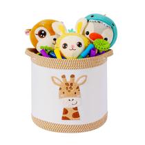 Cesta de armazenamento de brinquedos Tidelit Giraffe Cotton Rope 30x30cm Cesta de armazenamento de brinquedos Tidelit Giraffe Cotton Rope 30x30cm