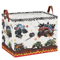 Cesta de armazenamento de brinquedos XHWZOF Monster Truck 38x24x26 cm Cesta de armazenamento de brinquedos XHWZOF Monster Truck 38x24x26 cm