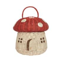 Cesta De Armazenamento De Rattan Em Forma De Cogumelo Para Mulheres, Bolsa De Palha Trançada Para Cesta De Armazenamento De Rattan Em Forma De Cogumelo Para Mulheres, Bolsa De Palha Trançada Para