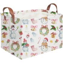 Cesta de armazenamento FXOCSHE impermeável dobrável 38x25x23 cm