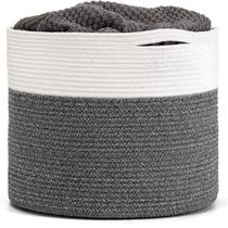 Cesta de armazenamento Goodpick Large Cotton Rope Grey 40x35x35cm