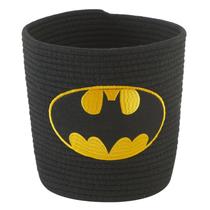 Cesta de armazenamento Idea Nuova Batman 25x25 cm, organizador infantil Cesta de armazenamento Idea Nuova Batman 25x25 cm, organizador infantil