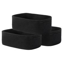Cesta de armazenamento KALLAX Woven 30 x 20 x 11 cm preta, 3 pacotes Cesta de armazenamento KALLAX Woven 30 x 20 x 11 cm preta, 3 pacotes